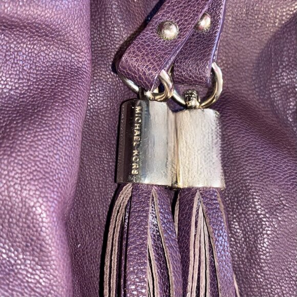 Michael Kors Purple Shoulder Bag - Picture 10 of 14